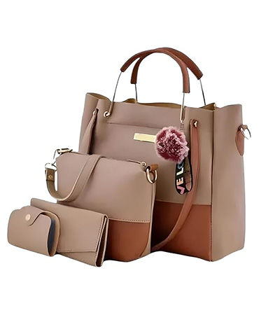 Beige Handbag